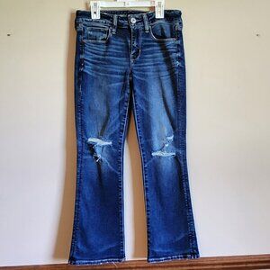 American Eagle Outfitters Denim Stretch Skinny Kick Jeans Size 2